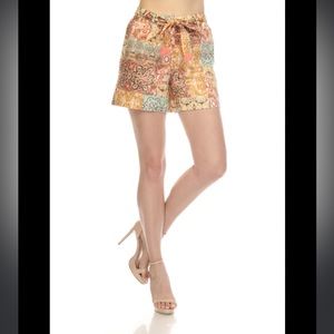 Johnny Was Shorts+Tote! NWT